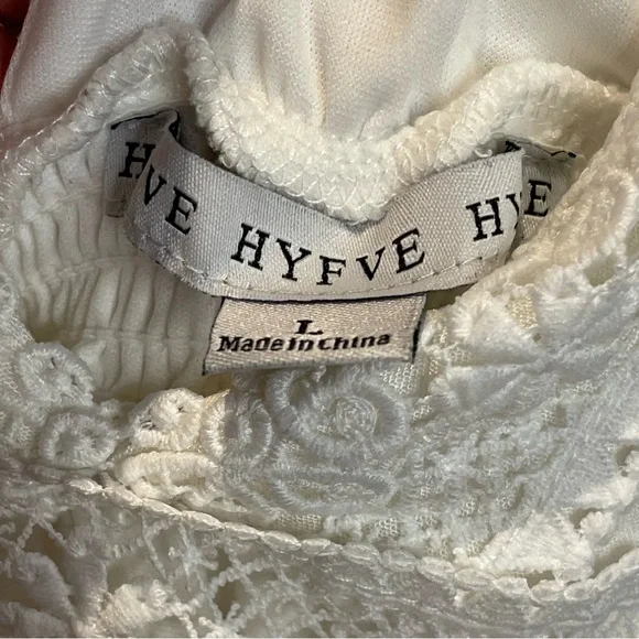 Hyfve hyfve hyfve size zL white lace dress - Picture 4 of 6
